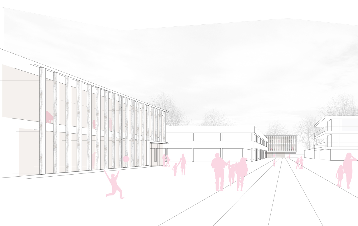 2. Preis Realisierungswettbewerb Neubau einer Grundschule und Mensa in Neuhausen auf den Fildern